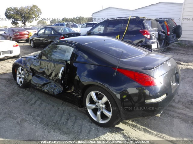 JN1BZ34E37M550207 - 2007 NISSAN 350Z COUPE BLACK photo 3