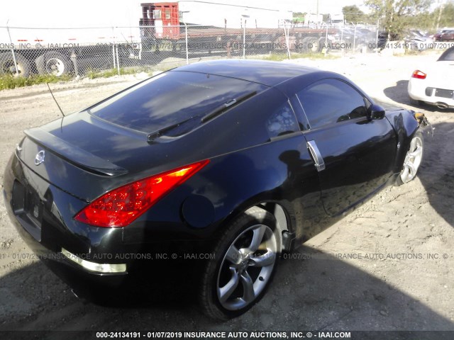 JN1BZ34E37M550207 - 2007 NISSAN 350Z COUPE BLACK photo 4