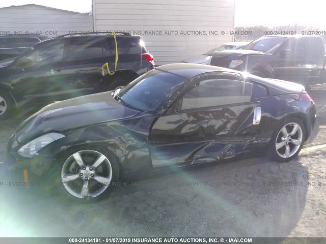 JN1BZ34E37M550207 - 2007 NISSAN 350Z COUPE BLACK photo 6