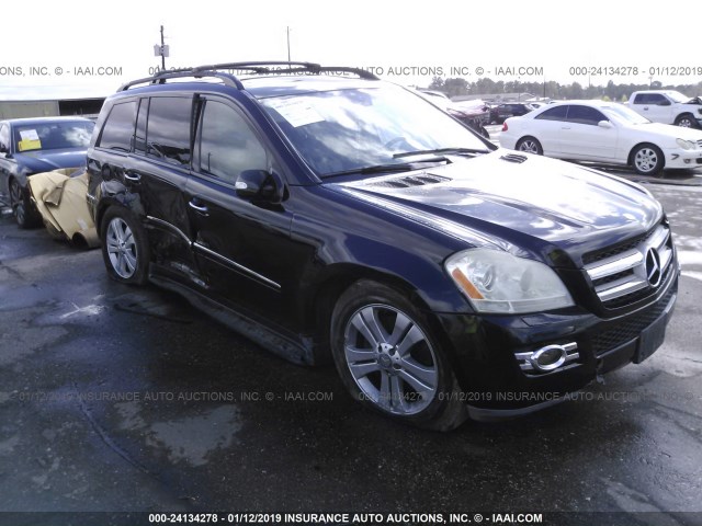 4JGBF71E78A344338 - 2008 MERCEDES-BENZ GL 450 4MATIC შავი ფოტო 1