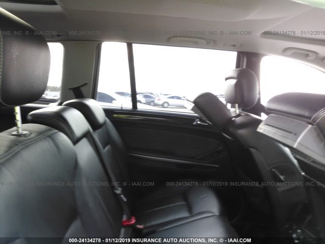 4JGBF71E78A344338 - 2008 MERCEDES-BENZ GL 450 4MATIC შავი ფოტო 8