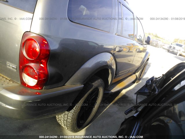 1D4HB58D44F162673 - 2004 DODGE DURANGO LIMITED GRAY photo 4