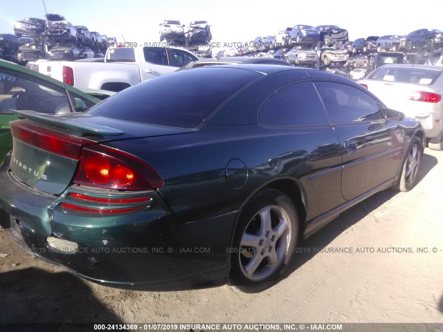 4B3AG52H81E048852 - 2001 DODGE STRATUS R/T GREEN photo 4