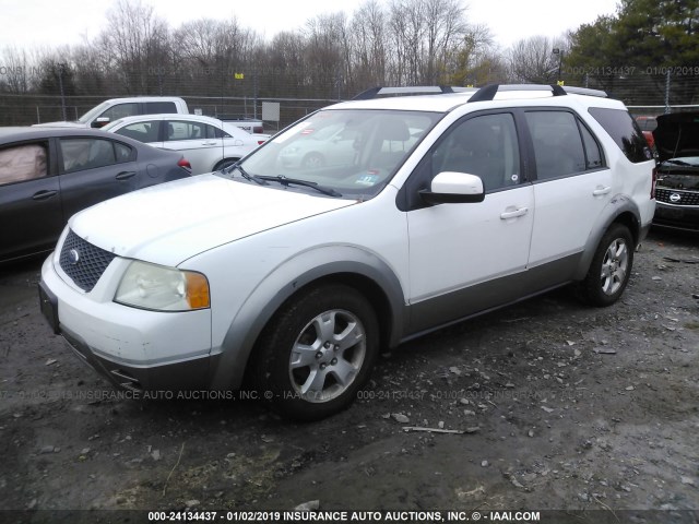 1FMDK02177GA27551 - 2007 FORD FREESTYLE SEL WHITE photo 2