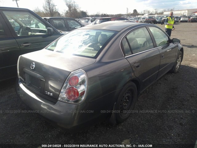 1N4AL11DX5C175290 - 2005 NISSAN ALTIMA S/SL GRAY photo 4