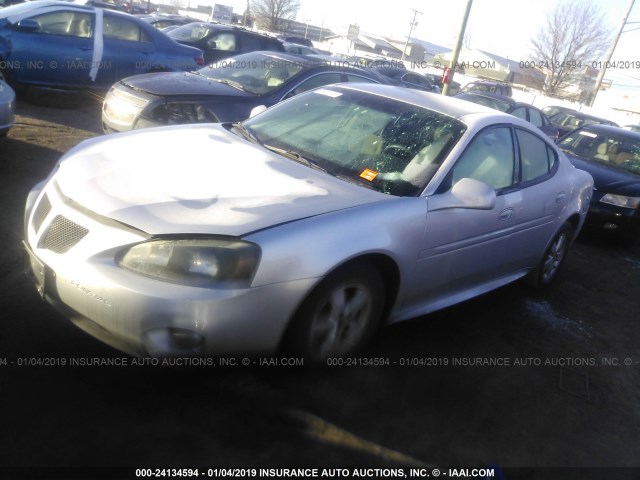 2G2WP542051201654 - 2005 PONTIAC GRAND PRIX ვერცხლისფერი ფოტო 2