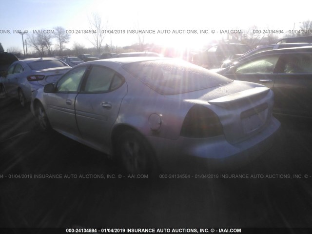 2G2WP542051201654 - 2005 PONTIAC GRAND PRIX ვერცხლისფერი ფოტო 3