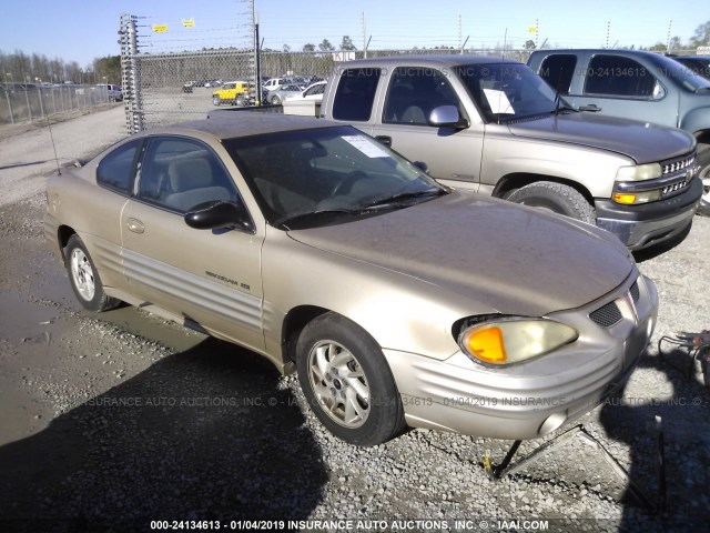 1G2NF12F12C121654 - 2002 PONTIAC GRAND AM SE1 GOLD photo 1