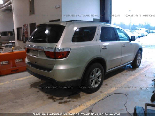 1D4RD4GG8BC742172 - 2011 DODGE DURANGO CREW GOLD photo 4