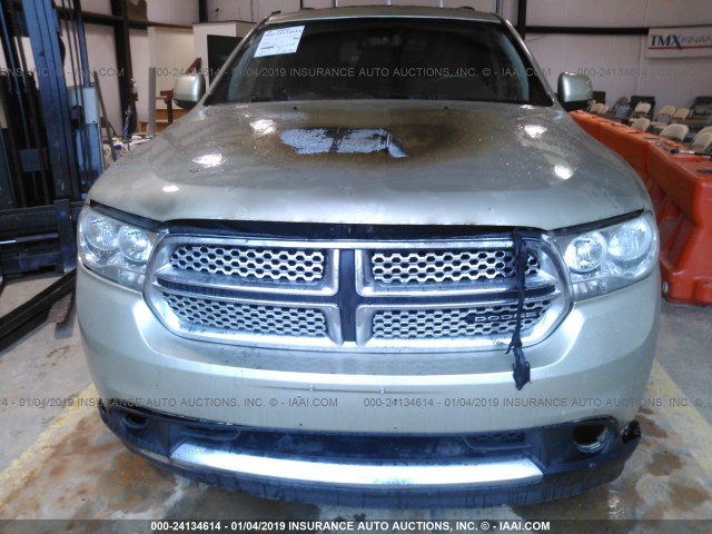 1D4RD4GG8BC742172 - 2011 DODGE DURANGO CREW GOLD photo 6