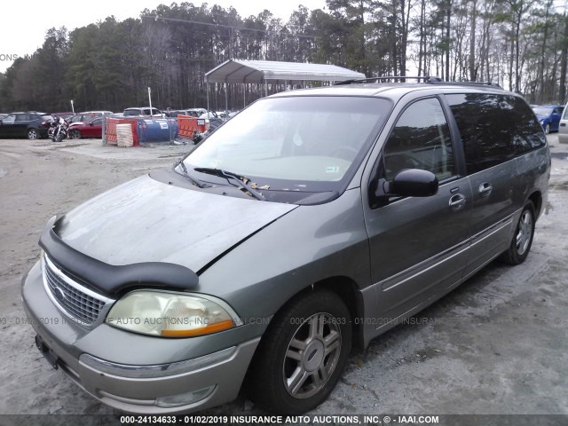 2FMDA53463BA91493 - 2003 FORD WINDSTAR SEL GRAY photo 2