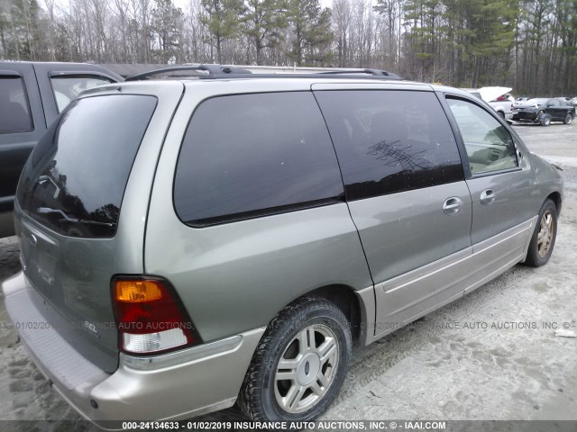 2FMDA53463BA91493 - 2003 FORD WINDSTAR SEL GRAY photo 4