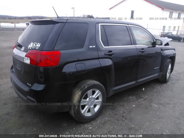 2GKFLREK2D6248459 - 2013 GMC TERRAIN SLE BLACK photo 4