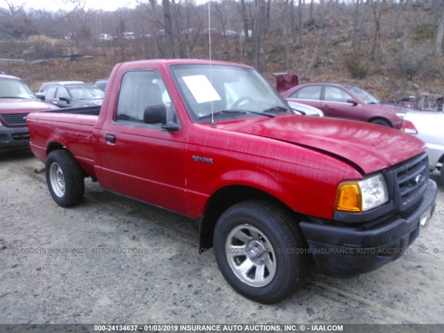 1FTYR10D12TA65006 - 2002 FORD RANGER RED photo 1