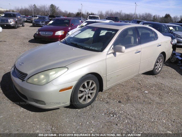 JTHBA30G440008420 - 2004 LEXUS ES 330 BEIGE photo 2