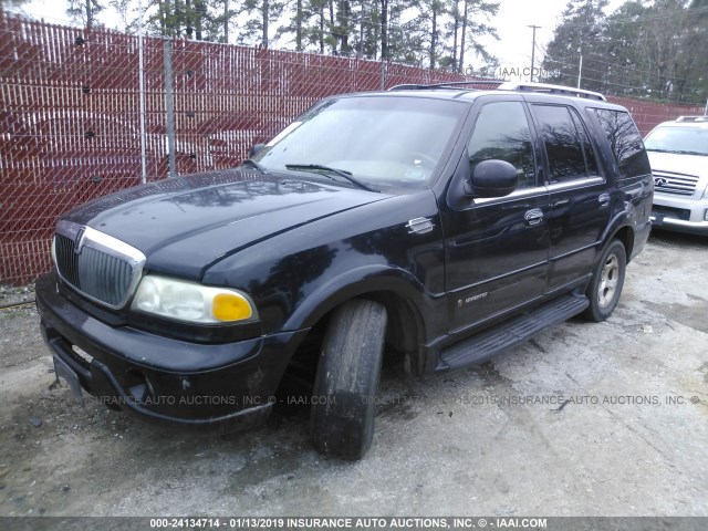 5LMEU27R42LJ01529 - 2002 LINCOLN NAVIGATOR Schwarz Foto 2