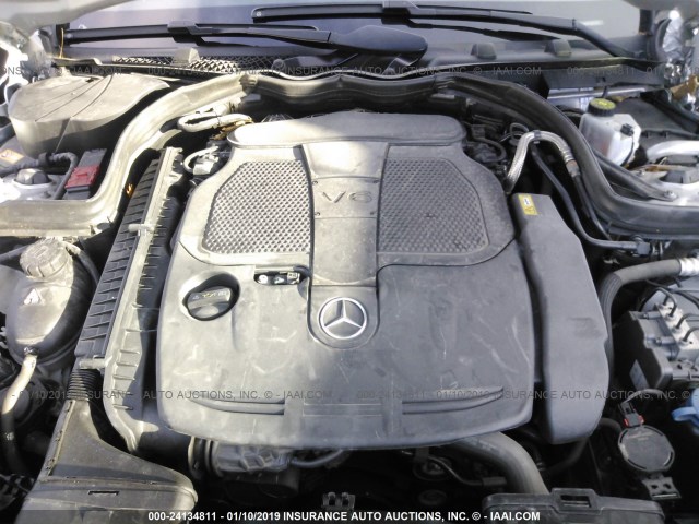 WDDKK5KF9EF291447 - 2014 MERCEDES-BENZ E 350 SILVER photo 10