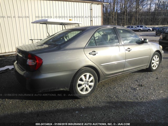 4T1BE32K14U905027 - 2004 TOYOTA CAMRY LE/XLE/SE GRAY photo 4