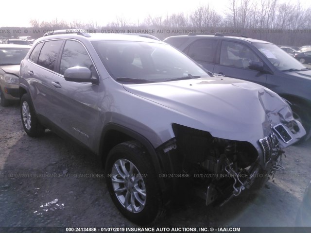 1C4PJMCB0KD330281 - 2019 JEEP CHEROKEE LATITUDE GRAY photo 1