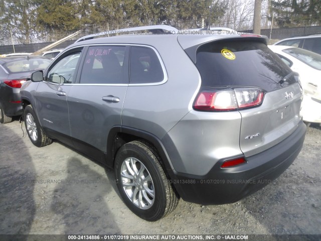 1C4PJMCB0KD330281 - 2019 JEEP CHEROKEE LATITUDE GRAY photo 3