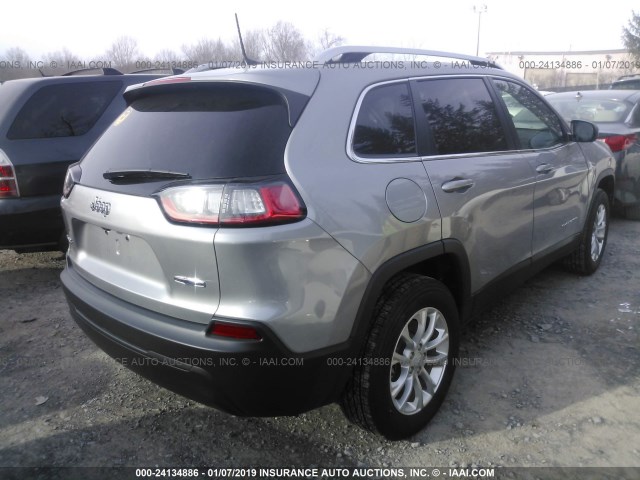 1C4PJMCB0KD330281 - 2019 JEEP CHEROKEE LATITUDE GRAY photo 4