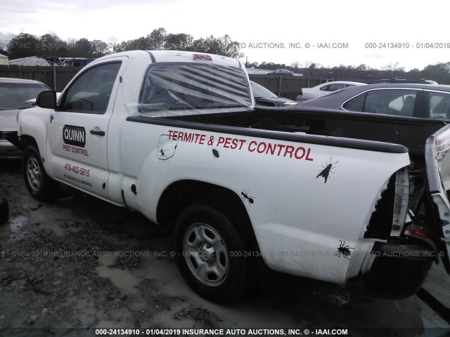 5TFNX4CN0CX015982 - 2012 TOYOTA TACOMA WHITE photo 3