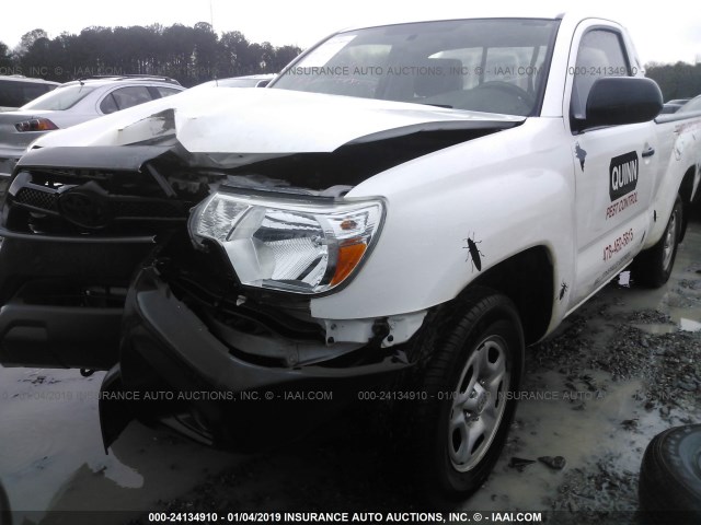 5TFNX4CN0CX015982 - 2012 TOYOTA TACOMA WHITE photo 6