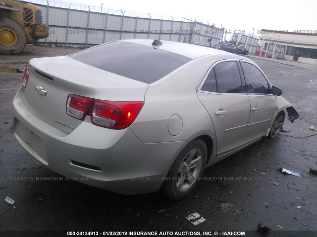 1G11B5SL7EF186412 - 2014 CHEVROLET MALIBU LS BEIGE photo 4