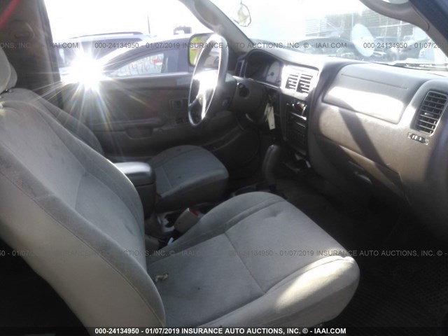 5TEGN92N23Z236666 - 2003 TOYOTA TACOMA DOUBLE CAB PRERUNNER RED photo 5