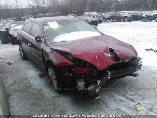 1G4HJ5EM3BU109844 - 2011 BUICK LUCERNE CXL RED photo 1