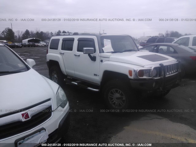 5GTDN136168133037 - 2006 HUMMER H3 WHITE photo 1