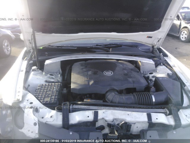 1G6DL5EY5B0145822 - 2011 CADILLAC CTS PERFORMANCE COLLECTION Белый фото 10