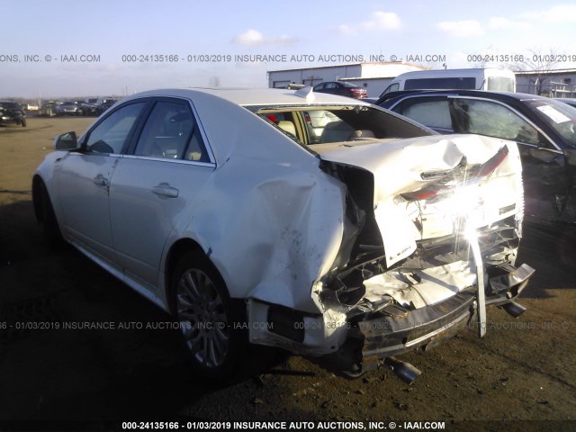 1G6DL5EY5B0145822 - 2011 CADILLAC CTS PERFORMANCE COLLECTION Белый фото 3