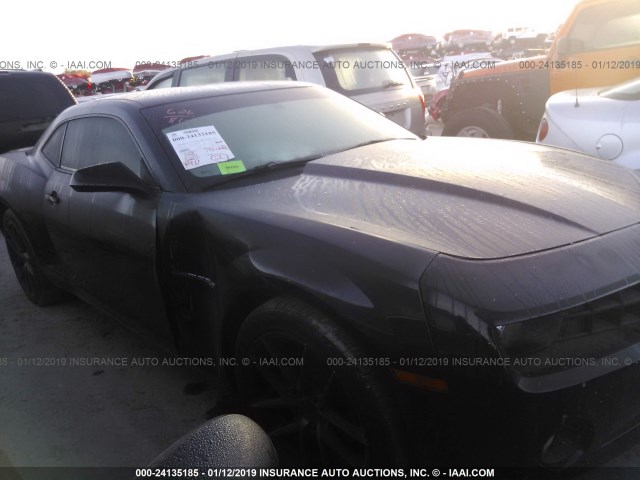 2G1FA1E33C9140031 - 2012 CHEVROLET CAMARO LS BLACK photo 1