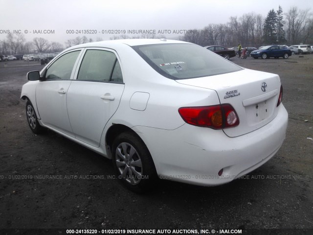 JTDBU4EEXAJ062185 - 2010 TOYOTA COROLLA S/LE/XLE WHITE photo 3