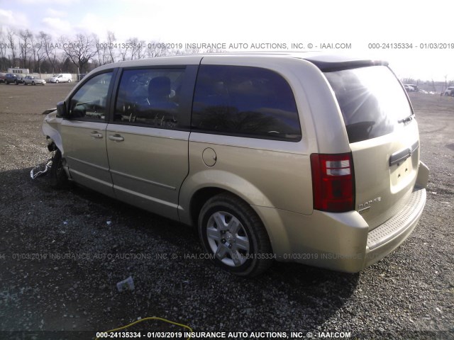 2D4RN4DE0AR377539 - 2010 DODGE GRAND CARAVAN SE GOLD photo 3