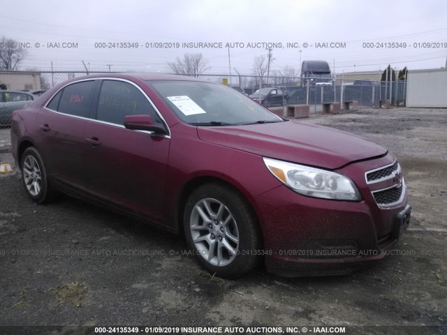 1G11D5RR4DF119513 - 2013 CHEVROLET MALIBU 1LT RED photo 1