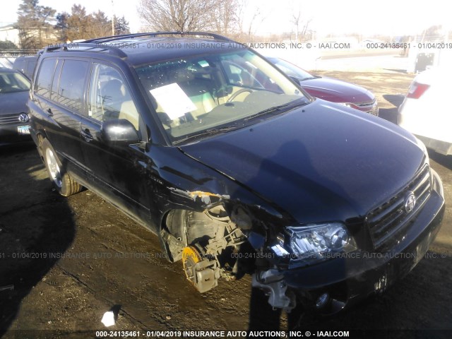 JTEEP21A960147507 - 2006 TOYOTA HIGHLANDER LIMITED BLACK photo 1