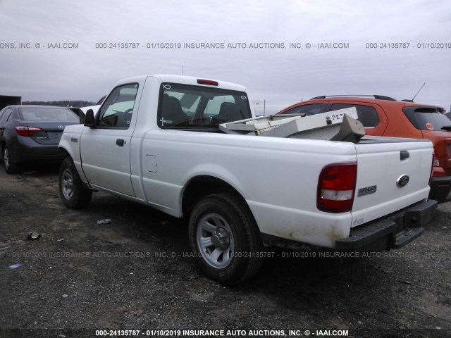 1FTYR10DX7PA05032 - 2007 FORD RANGER WHITE photo 3