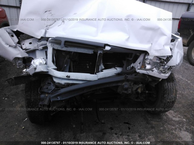 1FTYR10DX7PA05032 - 2007 FORD RANGER WHITE photo 6