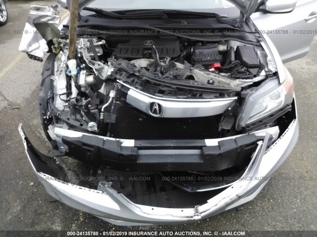 19VDE1F34FE004250 - 2015 ACURA ILX 20 SILVER photo 10