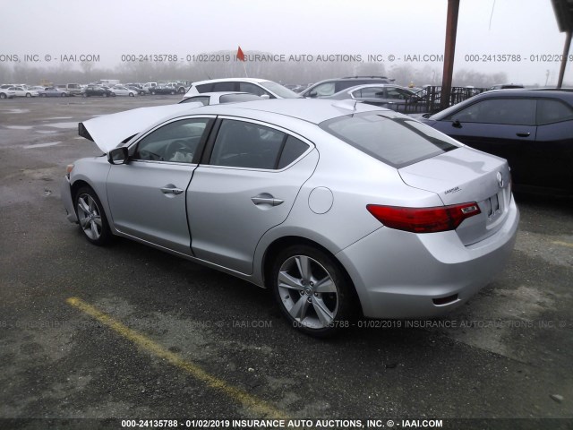 19VDE1F34FE004250 - 2015 ACURA ILX 20 SILVER photo 3