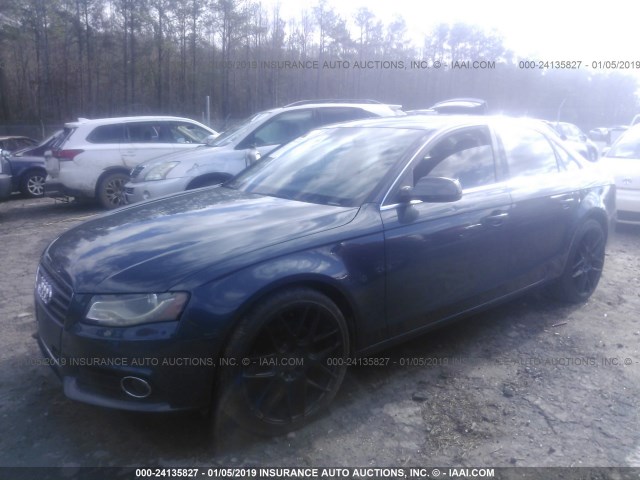 WAUFFAFL4AN039319 - 2010 AUDI A4 PREMIUM PLUS GRAY photo 2