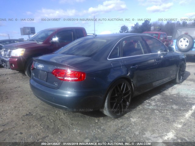 WAUFFAFL4AN039319 - 2010 AUDI A4 PREMIUM PLUS GRAY photo 4