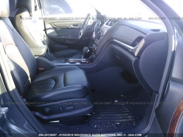 1GNKRLKD8DJ190394 - 2013 CHEVROLET TRAVERSE LTZ GRAY photo 5