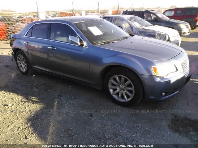 2C3CA5CG3BH547489 - 2011 CHRYSLER 300 LIMITED BLUE photo 1