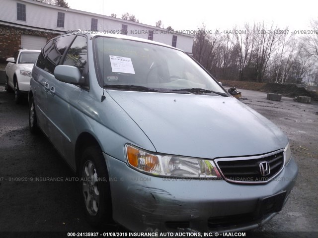 5FNRL18014B036005 - 2004 HONDA ODYSSEY EXL Light Blue photo 1