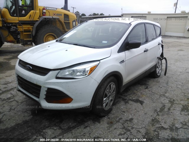 1FMCU0F73FUC01197 - 2015 FORD ESCAPE S WHITE photo 2