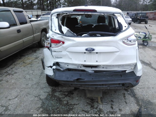 1FMCU0F73FUC01197 - 2015 FORD ESCAPE S WHITE photo 6