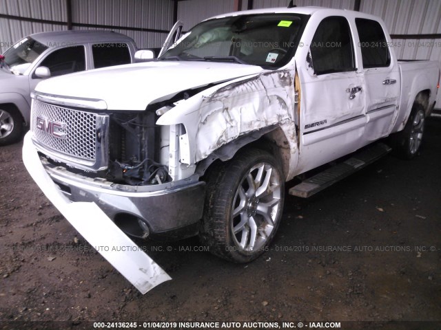 3GTP1VE05BG284368 - 2011 GMC SIERRA C1500 SLE WHITE photo 6